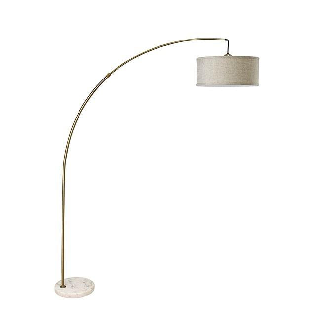 Furniture of America Jess L76931AB Arch Lamp IMAGE 1